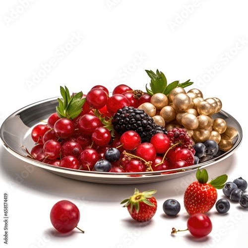 Berries in Metallic Plate