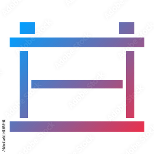Hurdles Race Icon Style