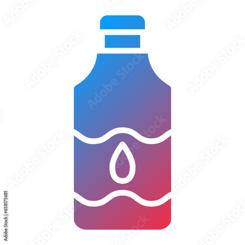 Water Bottle Icon Style