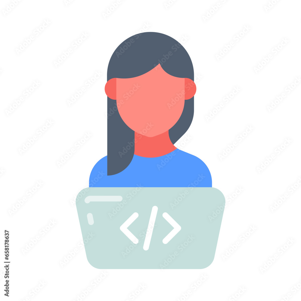 Software Developer icon in vector. Illustration Software Developer icon in vector. Illustration