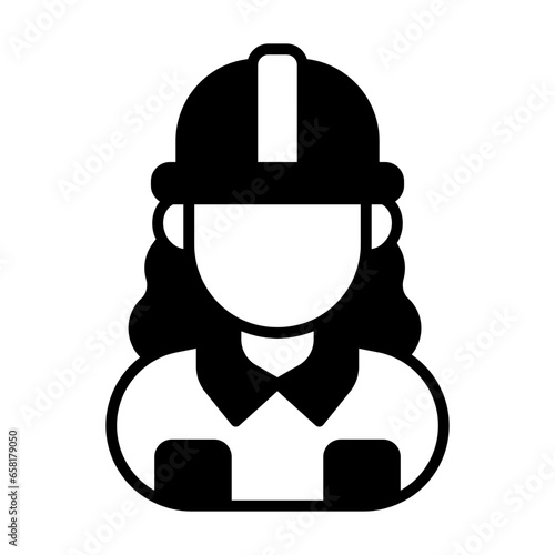 Engineer icon in vector. Illustration