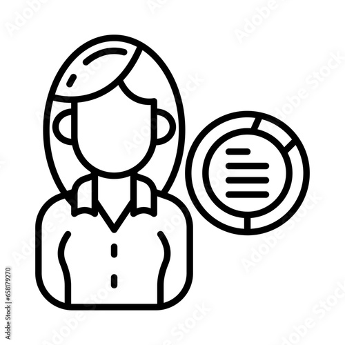 Singer icon in vector. Illustration