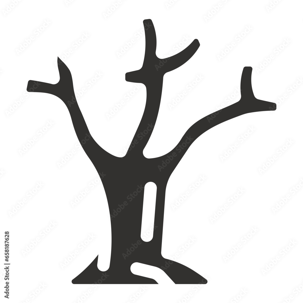 Dead Tree Vector Solid Icon, Dry Icons Collection, Dead Tree Silhouette. Dead Tree Vector Solid Icon, Dry Icons Collection, Dead Tree Silhouette.