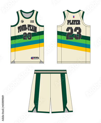 Basketball jersey template design, basketball uniform mockup design, vector sublimation sports apparel design, jersey basketball ideas.