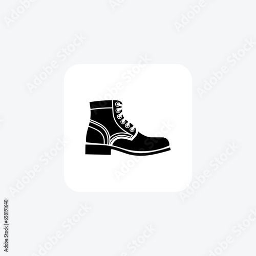 White Derby Wingtip Shoes and footwear line Icon set isolated on white background line vector illustration Pixel perfect


