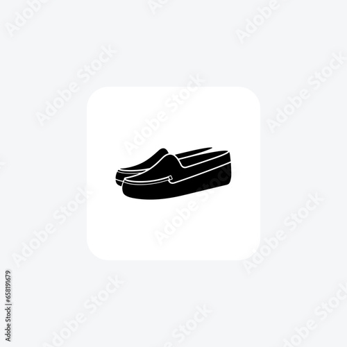  Espadrille Loafers Shoes and footwear line   Icon set isolated on white background line   vector illustration Pixel perfect

