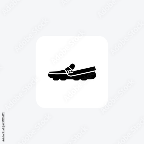   Espadrille Loafers Breezy Style Shoes and footwear line  Icon set isolated on white background line   vector illustration Pixel perfect

