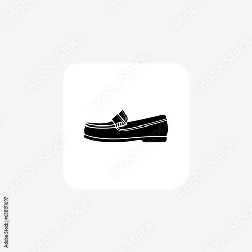  Espadrille Loafers Shoes and footwear line   Icon set isolated on white background line   vector illustration Pixel perfect

