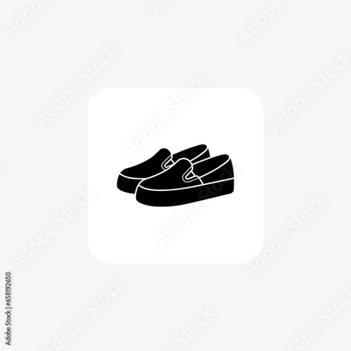   Blue Slip-On Espadrille sandals Shoes and footwear line   Icon set isolated on white background line  vector illustration Pixel perfect

