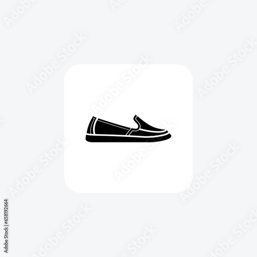  Slip-On Espadrille Sandals Red Hot Shoes and footwear line   Icon set isolated on white background line  vector illustration Pixel perfect

