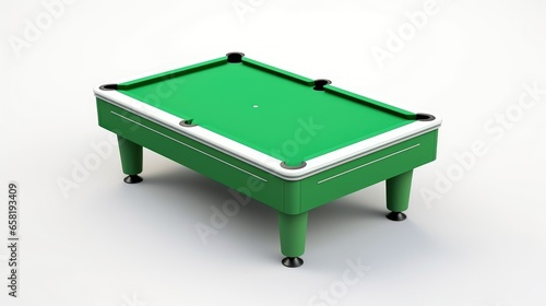 3d Illustration Simple Billiard Table Isolated Background