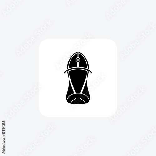 Pink Mary Jane Women's Shoes and footwear Flat Color Icon set isolated on white background flat color vector illustration Pixel perfect