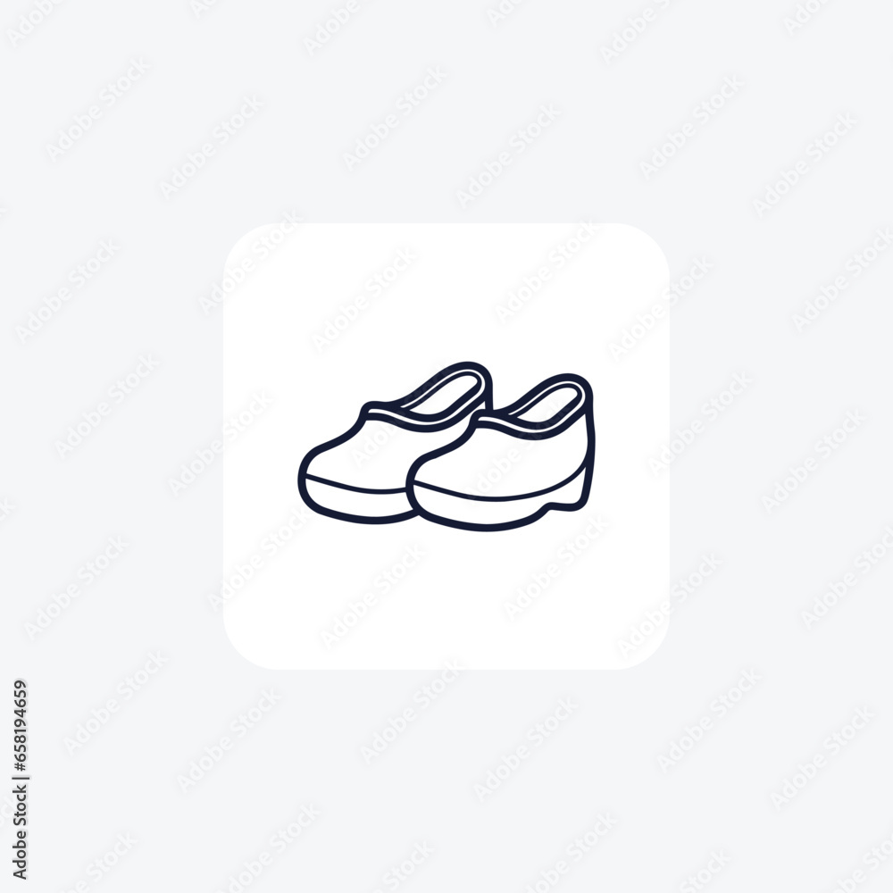 Suede Slippers Women's Shoes and footwear line Icon set isolated on white background line vector illustration Pixel perfect
Suede Slippers Women's Shoes and footwear line Icon set isolated on white background line vector illustration Pixel perfect