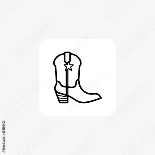Brown Suede Chelsea Boots Shoes and footwear Flat Color Icon set isolated on white background flat color vector illustration Pixel perfect