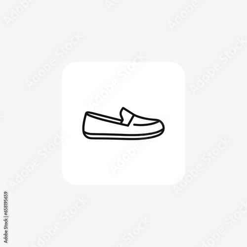  Slip-On Espadrille Sandals Red Hot Shoes and footwear line   Icon set isolated on white background line   vector illustration Pixel perfect

