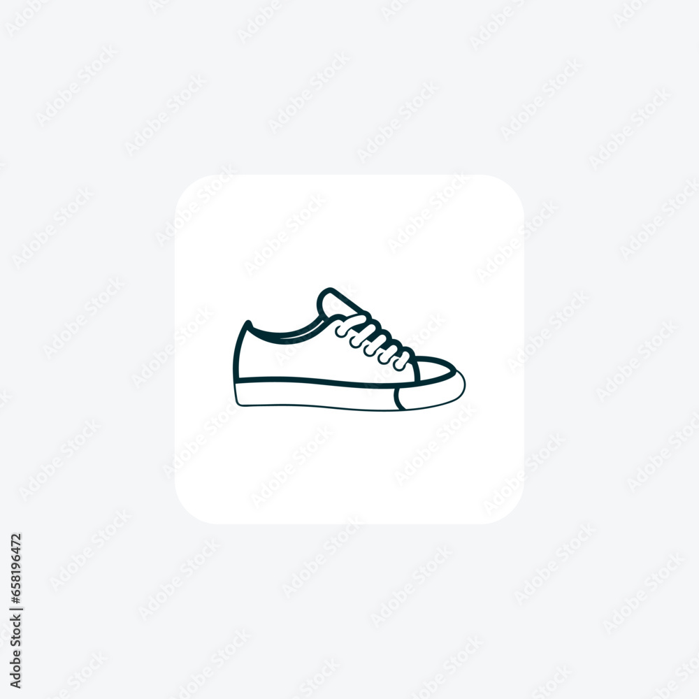 Womens lace up sneakers ladies Shoes and footwear line Icon set isolated on white backgroundvector illustration Pixel perfect Womens lace up sneakers ladies Shoes and footwear line Icon set isolated on white backgroundvector illustration Pixel perfect
