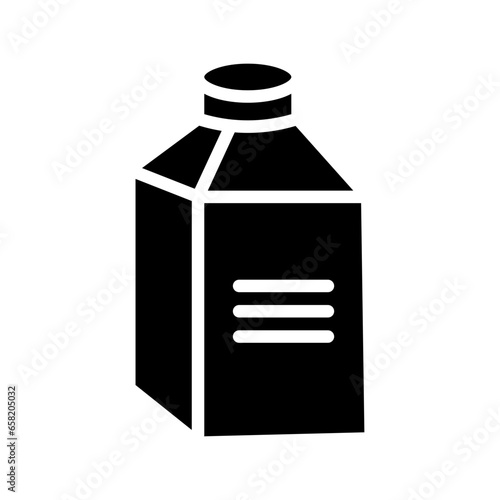 Bottle Dairy Milk Solid Icon