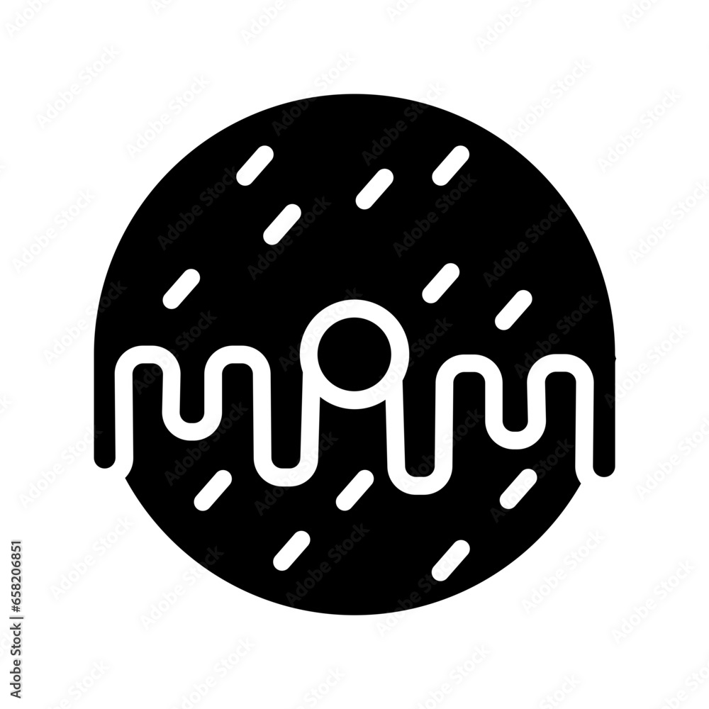 Donat Cup Food Solid Icon Donat Cup Food Solid Icon