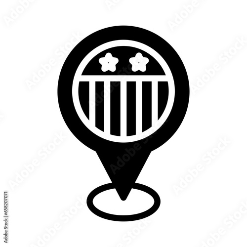 Location Map Pin Solid Icon