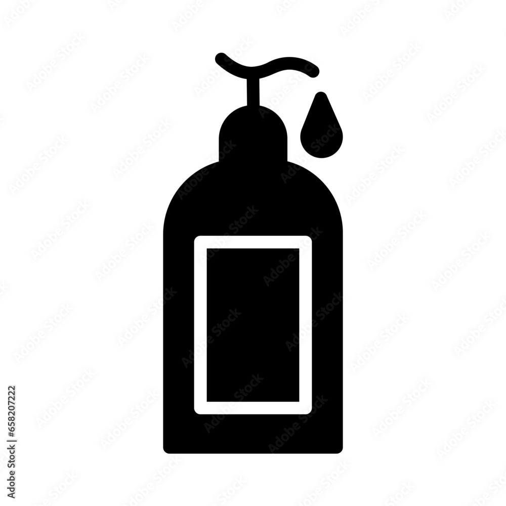 Obraz premium Care Oil Toner Solid Icon