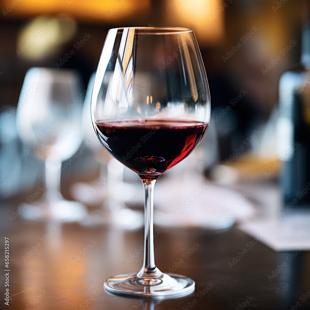 Close-up of a glass of red wine - classy and indulgent