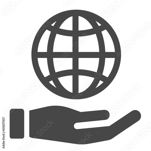 Hand icon symbol vector image. Illustration of the human finger design image