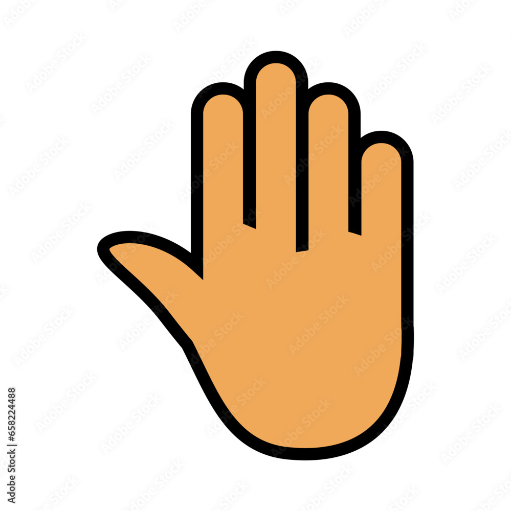 Obraz premium Illustration Vector Graphic of Hand, hand gestures Icon