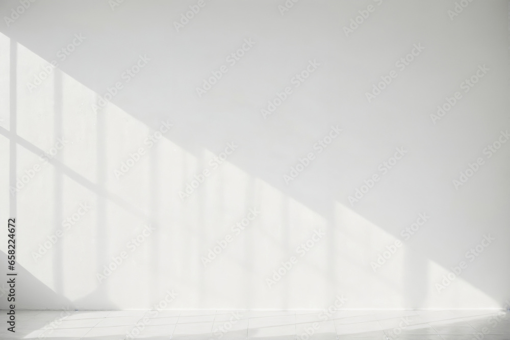 Obraz premium White minimalist space background