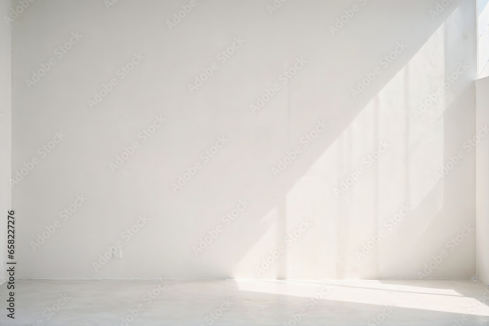 Obraz premium White minimalist space background