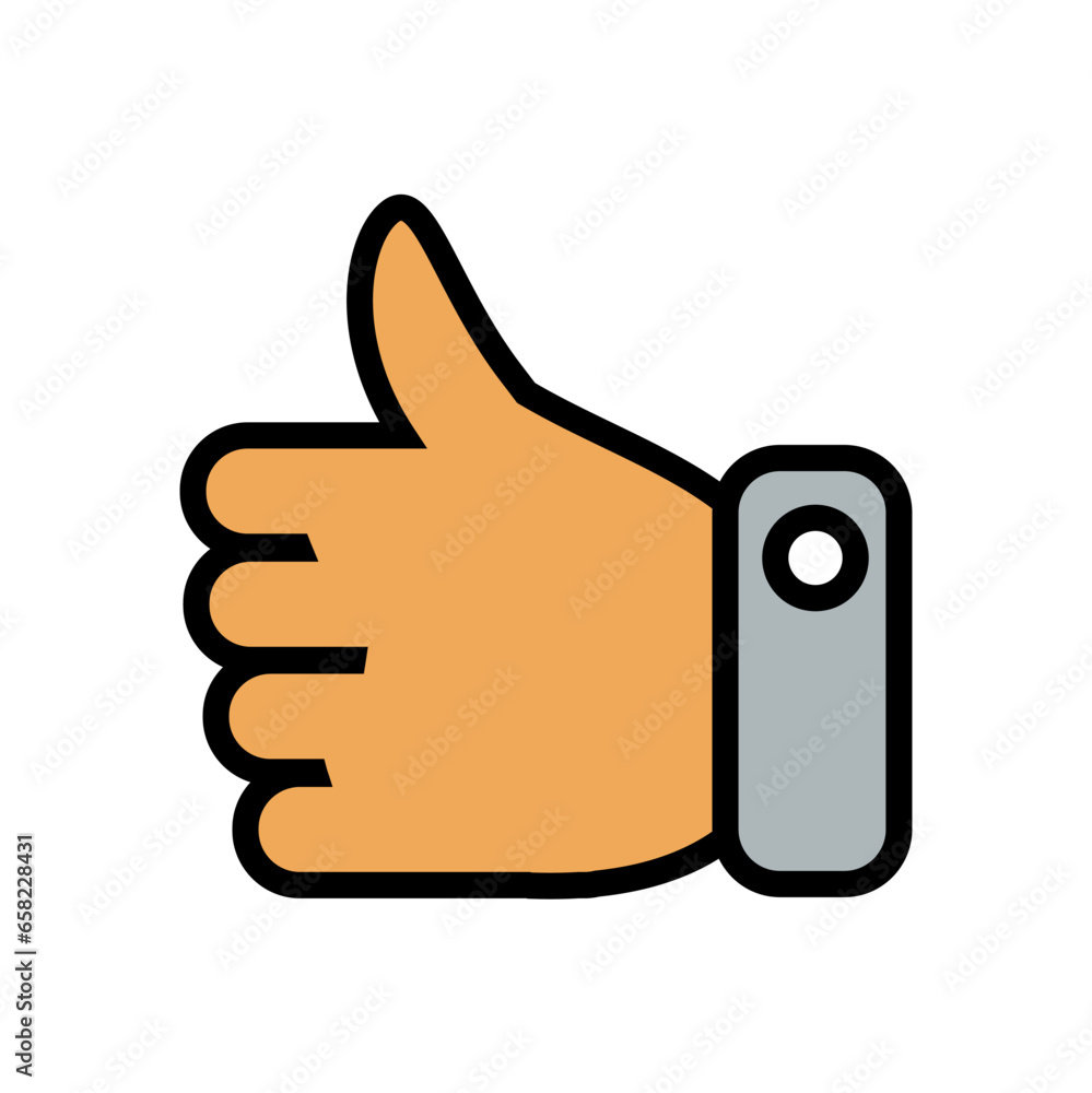 Illustration Vector Graphic of Thumbs, up, hand gestures Icon Illustration Vector Graphic of Thumbs, up, hand gestures Icon