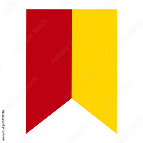 Canvastavla Flag of Cuenca illustration