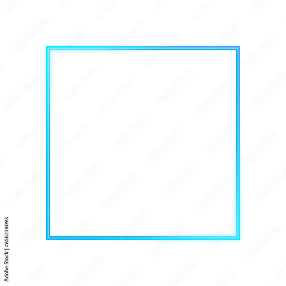 blue line square light blue line square light