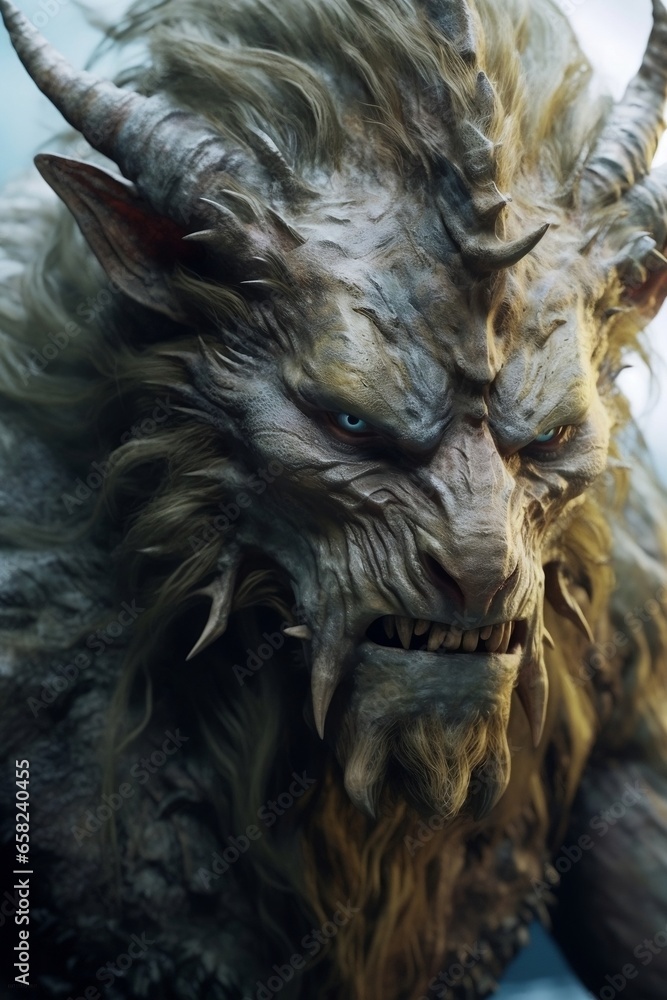 Fierce Werewolf's Face Fierce Werewolf's Face