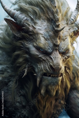 Fierce Werewolf's Face © Curious