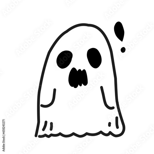 Halloween with cute and spooky characters and stuff