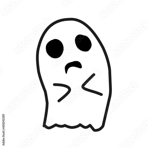 Halloween with cute and spooky characters and stuff