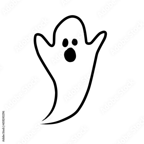 Halloween with cute and spooky characters and stuff