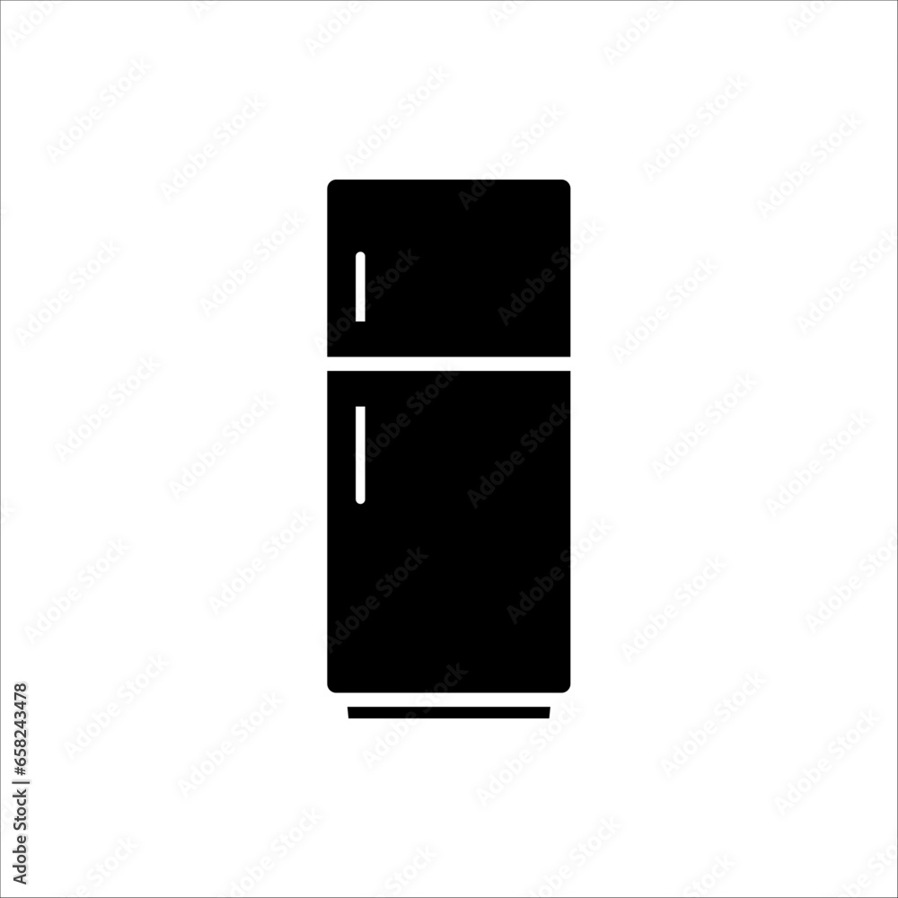 Freezer cold icon. Refrigerator icon. vector illustration isolated on white background