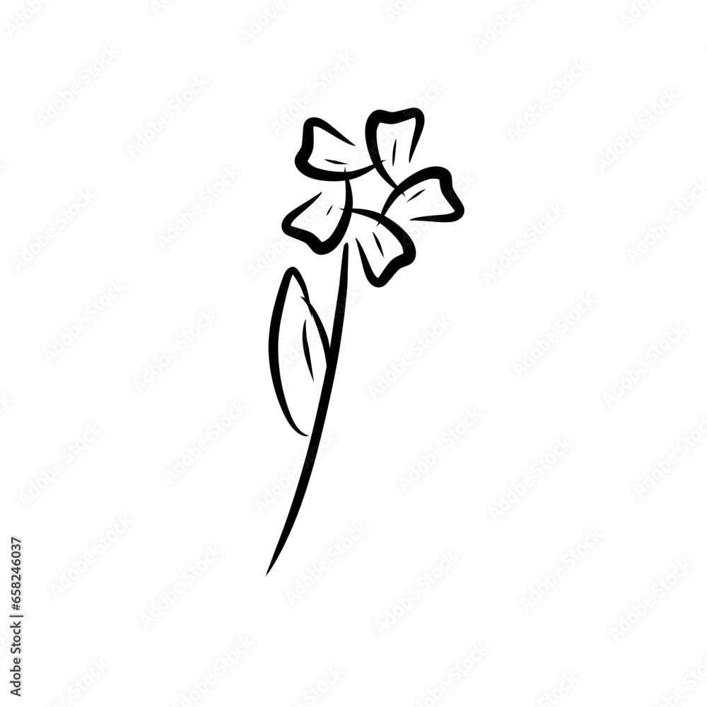 luxury flowers and logo