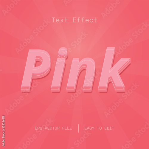 Pink text effect
 photo