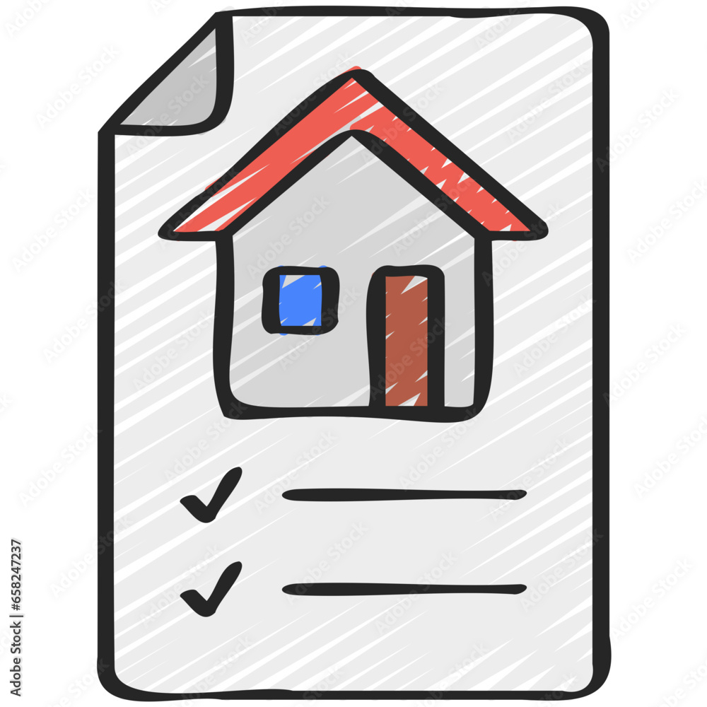 House Checklist Document Icon House Checklist Document Icon