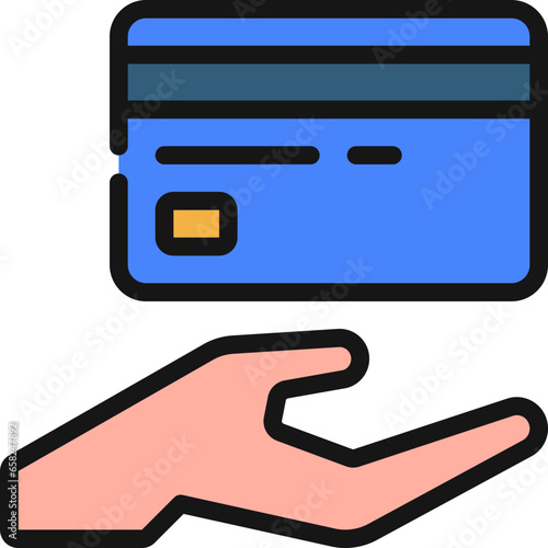 Give Credit Card Icon