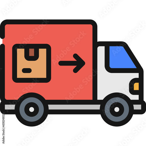 Moving House Truck Icon