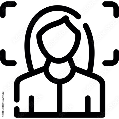 Facial Recognition Icon