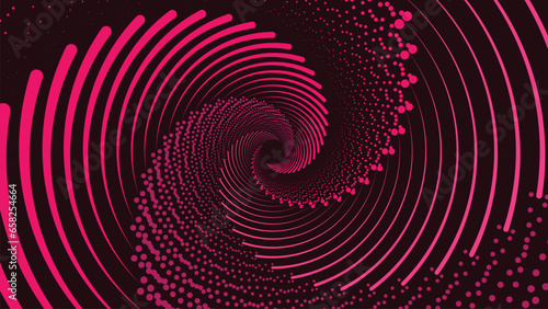 Abstract spiral pink color vortex background.