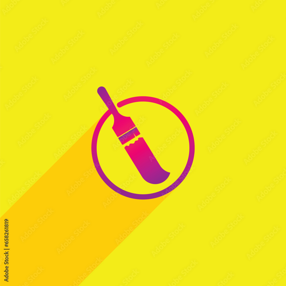 PAINT BRUSH ICON LOGO TEMPLATE VECTOR PAINT BRUSH ICON LOGO TEMPLATE VECTOR