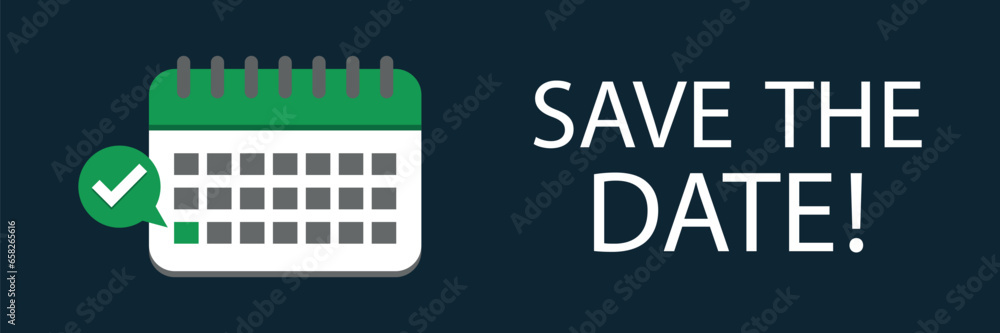 Save the date, element with calender. Vector, eps 10. Save the date, element with calender. Vector, eps 10.