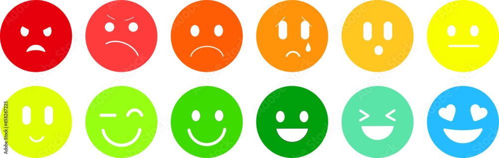 Emoji faces collection. Emoji with different emotion mood, happy, sad, smile face. Emoji faces collection. Emoji with different emotion mood, happy, sad, smile face.