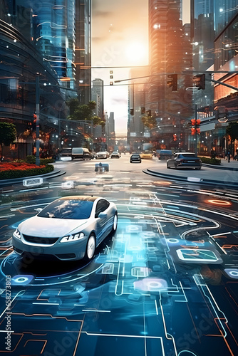 Self-Driving Car Navigating Through Urban Complex