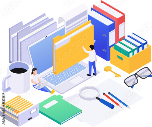 Archive Documents Processing Composition